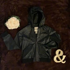 BB Dakota leather bomber jacket